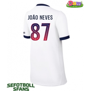 Paris Saint-Germain Joao Neves #87 Bortatröja Kvinnor 2026-27 Kortärmad